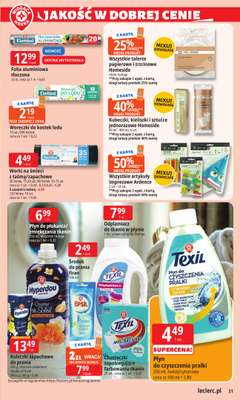 Leclerc - gazetka promocyjna Oferta E.Leclerc | Wybór w dobrej cenie od poniedziałku 29.12 do soboty 10.01 - strona 21