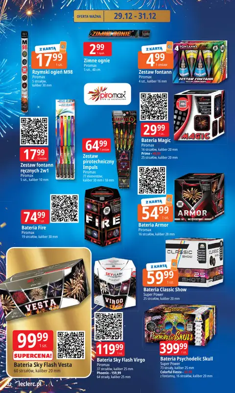 Leclerc - gazetka promocyjna Oferta E.Leclerc | Wybór w dobrej cenie od poniedziałku 29.12 do soboty 10.01 - strona 22