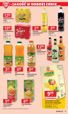 Leclerc - gazetka promocyjna Oferta E.Leclerc | Wybór w dobrej cenie od poniedziałku 29.12 do soboty 10.01 - strona 15