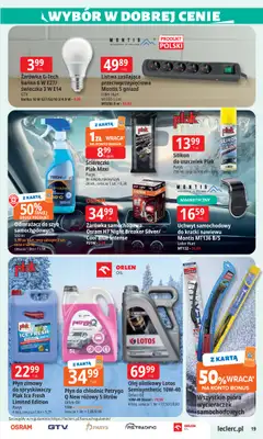 Leclerc - gazetka promocyjna Oferta E.Leclerc | Wybór w dobrej cenie od poniedziałku 29.12 do soboty 10.01 - strona 19