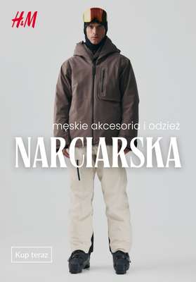H&M - gazetka promocyjna Męskie akcesoria i odzież narciarska od soboty 20.12 