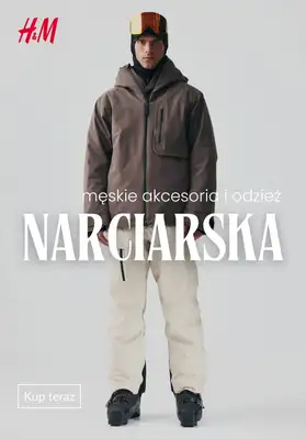 H&M - gazetka promocyjna Męskie akcesoria i odzież narciarska od soboty 20.12 