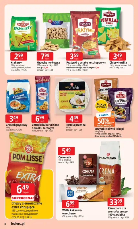 Leclerc - gazetka promocyjna Oferta E.Leclerc | Wybór w dobrej cenie od poniedziałku 29.12 do soboty 10.01 - strona 8