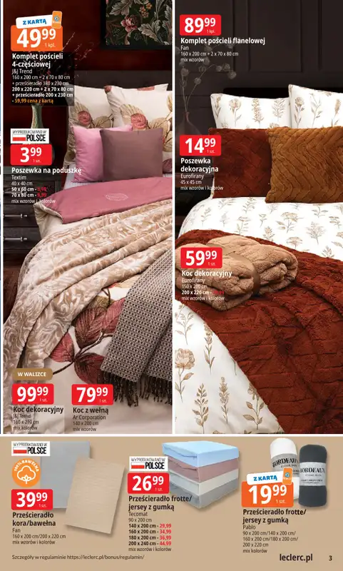 Leclerc - gazetka promocyjna Oferta E.Leclerc | Wybór w dobrej cenie od poniedziałku 29.12 do soboty 10.01 - strona 3