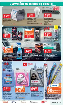 Leclerc - gazetka promocyjna Oferta E.Leclerc | Wybór w dobrej cenie od poniedziałku 29.12 do soboty 10.01 - strona 21