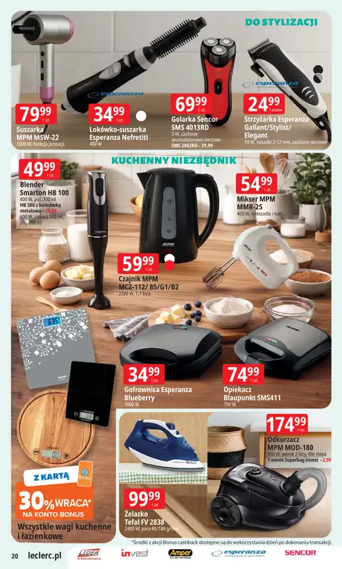 Leclerc - gazetka promocyjna Oferta E.Leclerc | Wybór w dobrej cenie od poniedziałku 29.12 do soboty 10.01 - strona 20