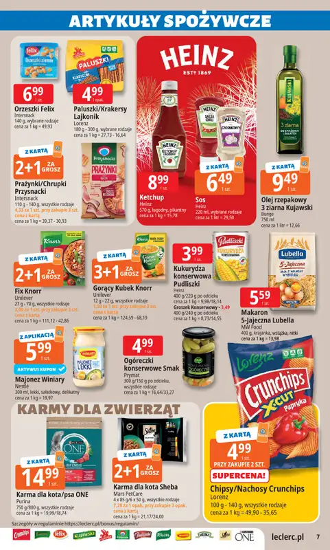 Leclerc - gazetka promocyjna Oferta E.Leclerc | Wybór w dobrej cenie od poniedziałku 29.12 do soboty 10.01 - strona 7