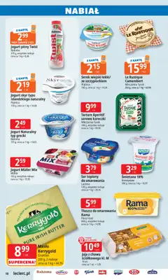 Leclerc - gazetka promocyjna Oferta E.Leclerc | Wybór w dobrej cenie od poniedziałku 29.12 do soboty 10.01 - strona 10