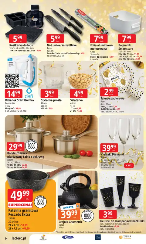 Leclerc - gazetka promocyjna Oferta E.Leclerc | Wybór w dobrej cenie od poniedziałku 29.12 do soboty 10.01 - strona 24