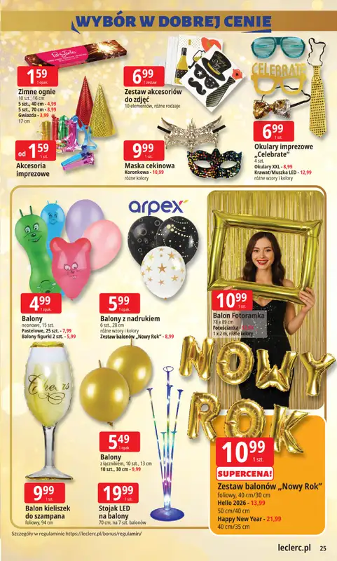 Leclerc - gazetka promocyjna Oferta E.Leclerc | Wybór w dobrej cenie od poniedziałku 29.12 do soboty 10.01 - strona 25