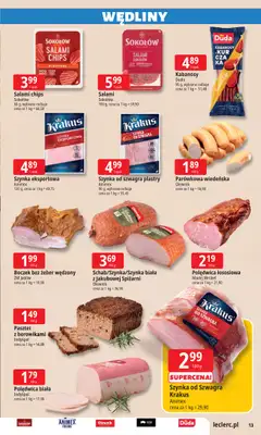 Leclerc - gazetka promocyjna Oferta E.Leclerc | Wybór w dobrej cenie od poniedziałku 29.12 do soboty 10.01 - strona 13