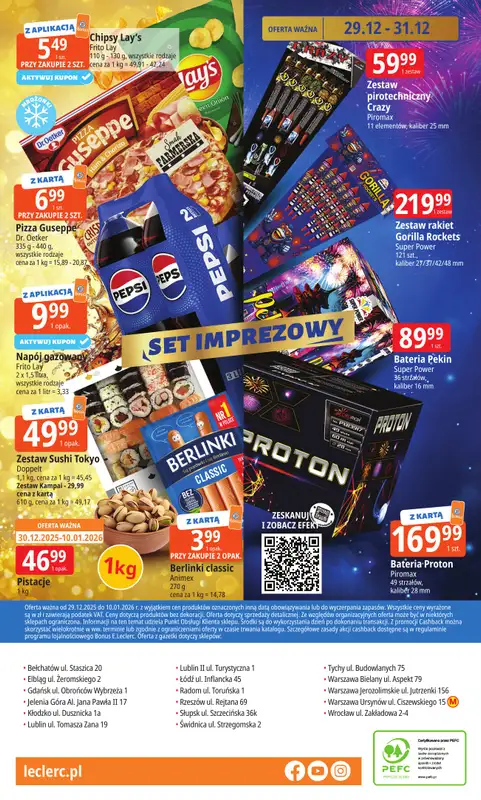 Leclerc - gazetka promocyjna Oferta E.Leclerc | Wybór w dobrej cenie od poniedziałku 29.12 do soboty 10.01 - strona 28