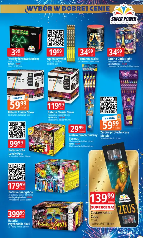 Leclerc - gazetka promocyjna Oferta E.Leclerc | Wybór w dobrej cenie od poniedziałku 29.12 do soboty 10.01 - strona 27