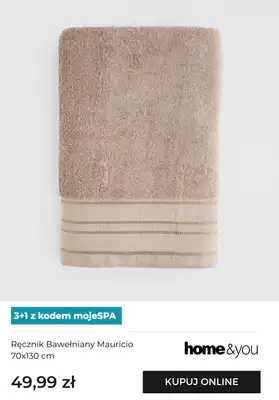 home&you - gazetka promocyjna Ręczniki 3+1 GRATIS! od piątku 19.12 do czwartku 08.01 - strona 5