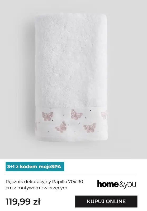 home&you - gazetka promocyjna Ręczniki 3+1 GRATIS! od piątku 19.12 do czwartku 08.01 - strona 7