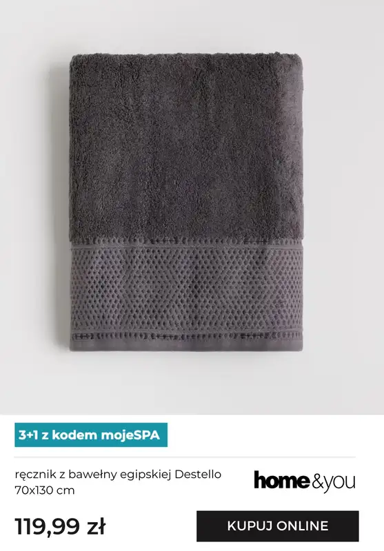 home&you - gazetka promocyjna Ręczniki 3+1 GRATIS!   - strona 3
