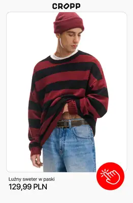 Cropp - gazetka promocyjna HITY sprzedaży dla niego od soboty 20.12  - strona 6