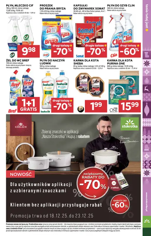 Stokrotka - gazetka promocyjna Gazetka Supermarket od czwartku 18.12 do niedzieli 21.12 - strona 40