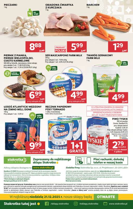 Stokrotka - gazetka promocyjna Gazetka Supermarket od czwartku 18.12 do niedzieli 21.12 - strona 51