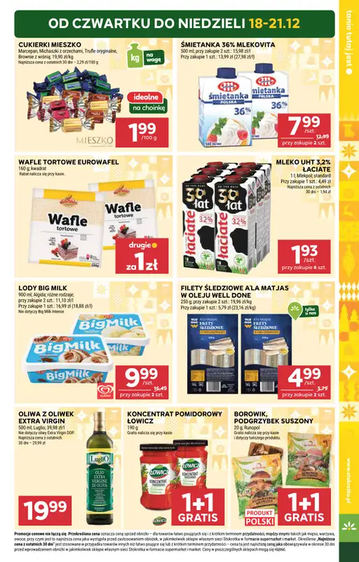 Stokrotka - gazetka promocyjna Gazetka Supermarket od czwartku 18.12 do niedzieli 21.12 - strona 5
