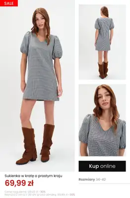 Top Secret - gazetka promocyjna Sukienki od 69,99 zł od soboty 20.12 do wtorku 30.12 - strona 7