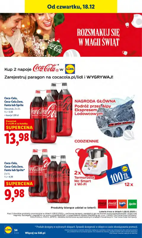 Lidl - gazetka promocyjna Oferta od czwartku od czwartku 18.12 do niedzieli 21.12 - strona 60