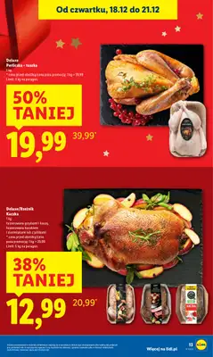 Lidl - gazetka promocyjna Oferta od czwartku od czwartku 18.12 do niedzieli 21.12 - strona 13