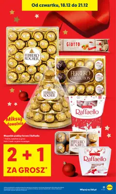 Lidl - gazetka promocyjna Oferta od czwartku od czwartku 18.12 do niedzieli 21.12 - strona 21