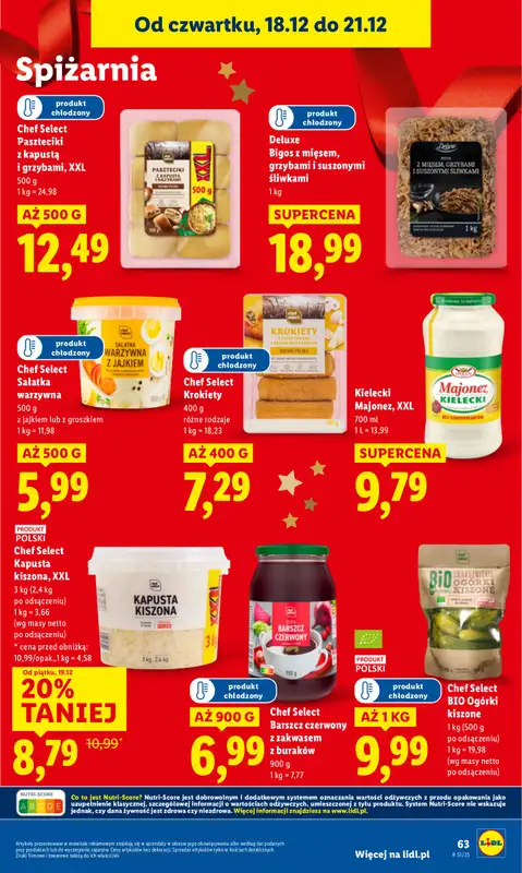 Lidl - gazetka promocyjna Oferta od czwartku od czwartku 18.12 do niedzieli 21.12 - strona 69