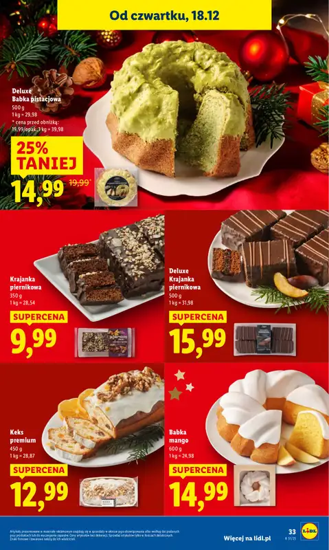 Lidl - gazetka promocyjna Oferta od czwartku od czwartku 18.12 do niedzieli 21.12 - strona 39