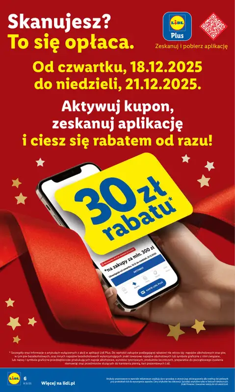 Lidl - gazetka promocyjna Oferta od czwartku od czwartku 18.12 do niedzieli 21.12 - strona 6