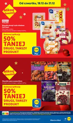 Lidl - gazetka promocyjna Oferta od czwartku od czwartku 18.12 do niedzieli 21.12 - strona 23