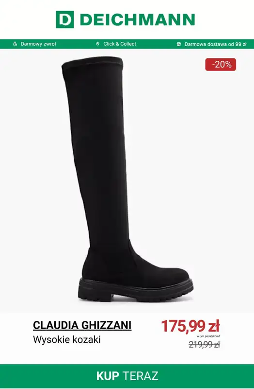 Deichmann - gazetka promocyjna Do -50% na kozaki od soboty 20.12  - strona 2
