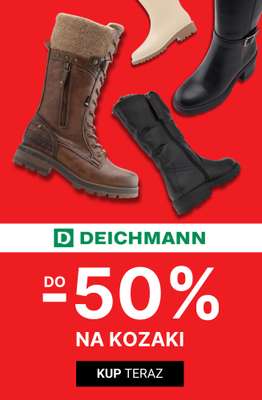 Deichmann - gazetka promocyjna Do -50% na kozaki od soboty 20.12 
