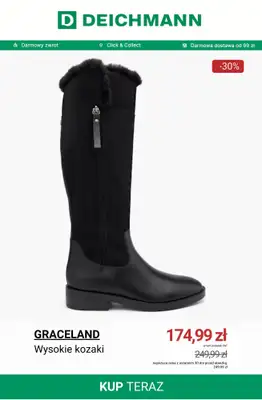 Deichmann - gazetka promocyjna Do -50% na kozaki od soboty 20.12  - strona 8