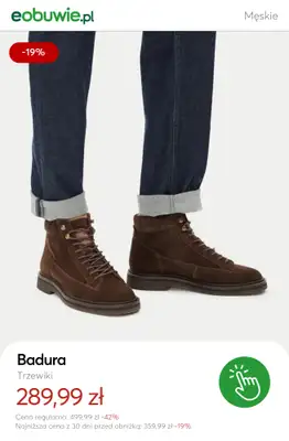 eobuwie.pl - gazetka promocyjna SALE – buty męskie od soboty 20.12 do piątku 02.01 - strona 8