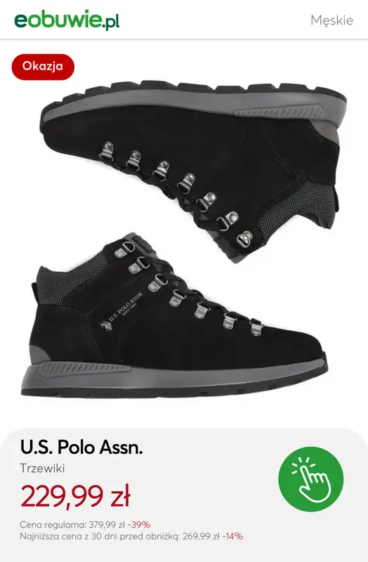 eobuwie.pl - gazetka promocyjna SALE – buty męskie od soboty 20.12 do piątku 02.01 - strona 9
