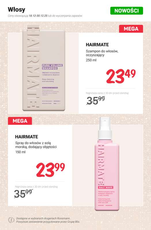 Rossmann - gazetka promocyjna Superokazje na nowości! od piątku 19.12 do wtorku 30.12 - strona 12