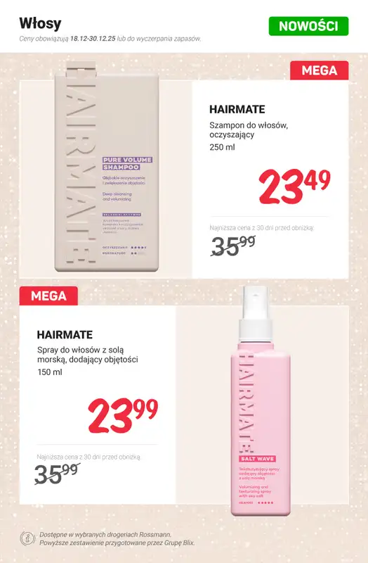 Rossmann - gazetka promocyjna Superokazje na nowości! od piątku 19.12 do wtorku 30.12 - strona 12