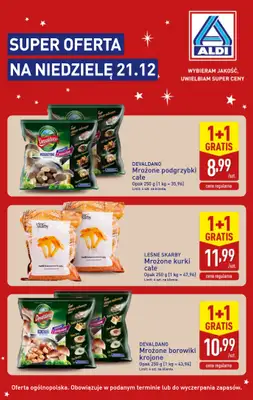 Aldi - gazetka promocyjna Super oferta na niedzielę 21.12! od niedzieli 21.12 do niedzieli 21.12 - strona 2