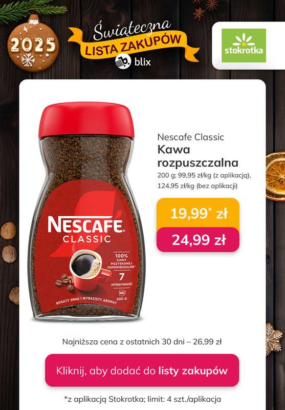 Stokrotka - gazetka promocyjna Świąteczna Lista Zakupów! od poniedziałku 22.12 do soboty 27.12 - strona 4