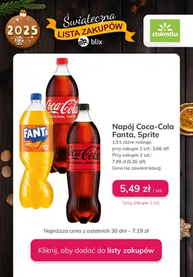 Stokrotka - gazetka promocyjna Świąteczna Lista Zakupów! od poniedziałku 22.12 do soboty 27.12 - strona 9