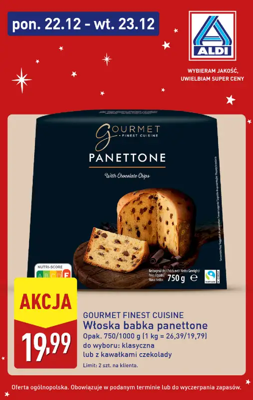 Aldi - gazetka promocyjna Świąteczne ciasta w super cenach Aldi! od poniedziałku 22.12 do wtorku 23.12 - strona 4