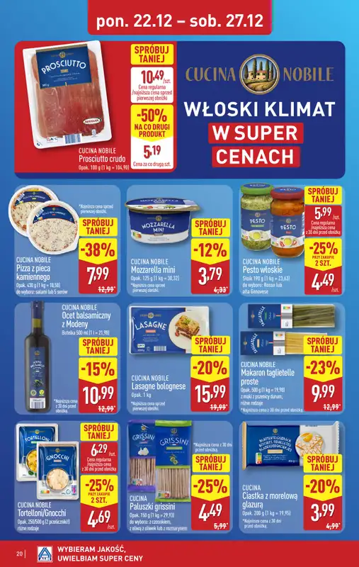 Aldi - gazetka promocyjna Pełny katalog! od poniedziałku 22.12 do soboty 27.12 - strona 20