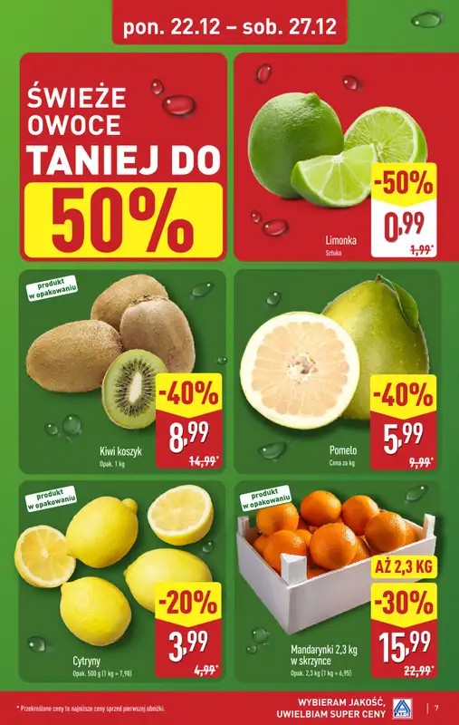 Aldi - gazetka promocyjna Pełny katalog! od poniedziałku 22.12 do soboty 27.12 - strona 7