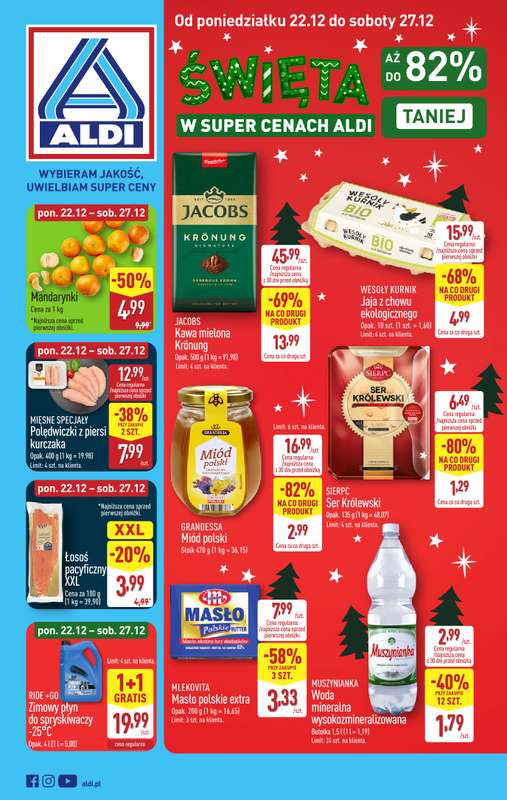 Aldi - gazetka promocyjna Pełny katalog! od poniedziałku 22.12 do soboty 27.12
