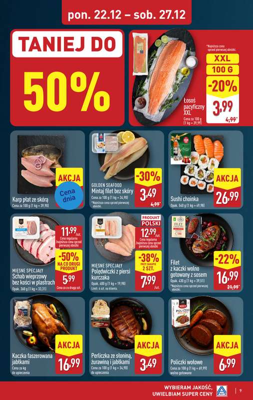 Aldi - gazetka promocyjna Pełny katalog! od poniedziałku 22.12 do soboty 27.12 - strona 9