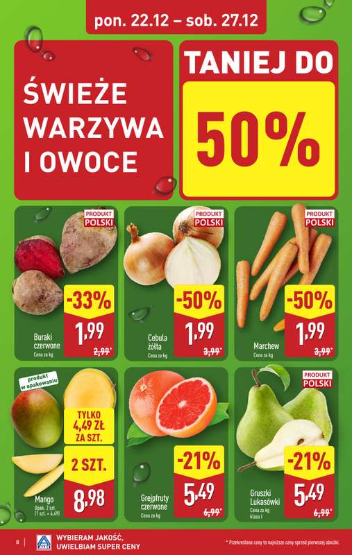 Aldi - gazetka promocyjna Pełny katalog! od poniedziałku 22.12 do soboty 27.12 - strona 8