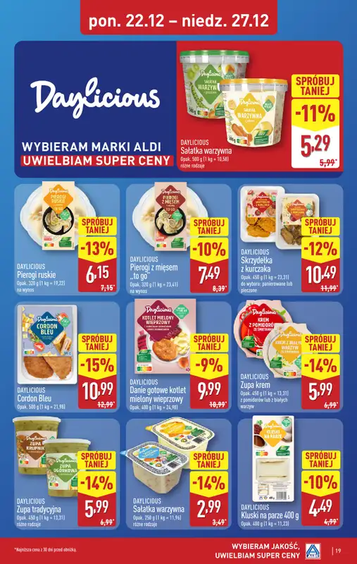 Aldi - gazetka promocyjna Pełny katalog! od poniedziałku 22.12 do soboty 27.12 - strona 19
