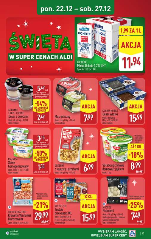 Aldi - gazetka promocyjna Pełny katalog! od poniedziałku 22.12 do soboty 27.12 - strona 13